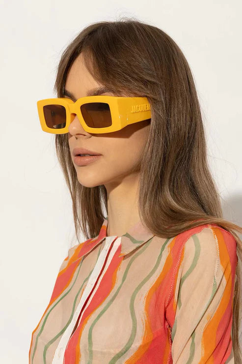 JACQUEMUS Le Raphia 'Les Lunettes Tupi' Sunglasses -Multi Women's Sunglasses✨