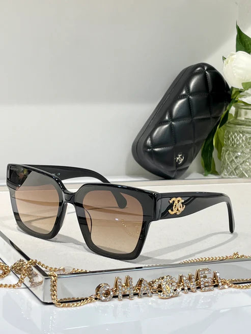 CHANEL Square Acetate Sunglasses 4578 🖤