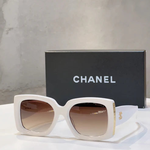 CHANEL RECTANGLE 5435 C622/S6 Women's Acetate Sunglasses 5 COLORS ✨