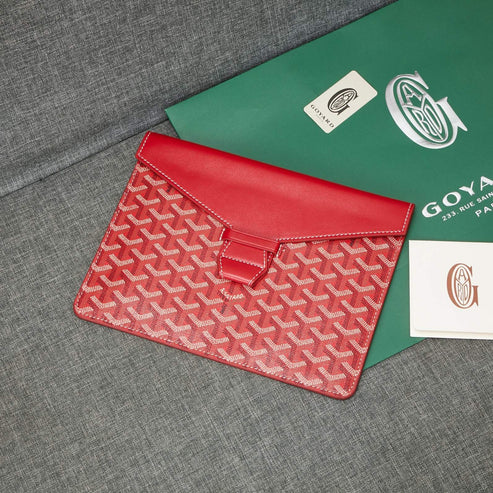 Goyard Camondo 2 Pouch In Goyardine Envelope Canvas Clutch✨