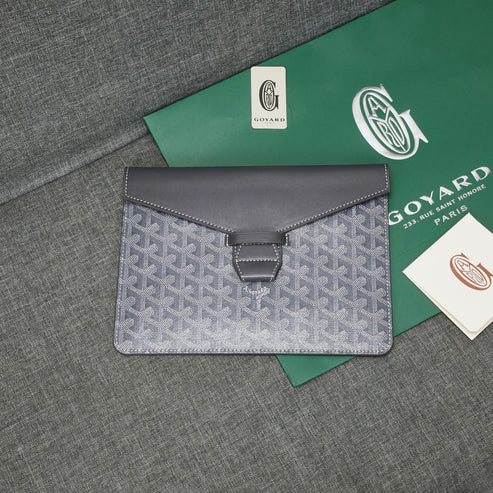 Goyard Camondo 2 Pouch In Goyardine Envelope Canvas Clutch✨