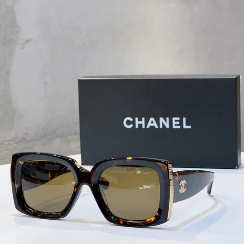 CHANEL RECTANGLE 5435 C622/S6 Women's Acetate Sunglasses 5 COLORS ✨