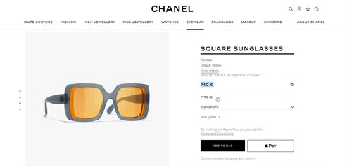 CHANEL SQUARE Sunglasses 9167 🖤