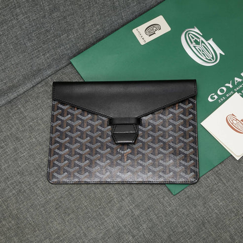 Goyard Camondo 2 Pouch In Goyardine Envelope Canvas Clutch✨