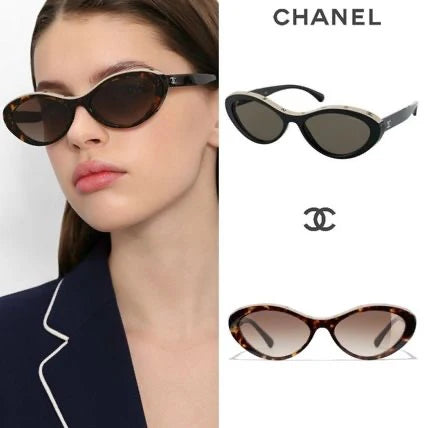 Chanel CH5416 1712/S6 Cat Eye Oval Acetate Sunglasses ✨