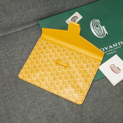 Goyard Camondo 2 Pouch In Goyardine Envelope Canvas Clutch✨