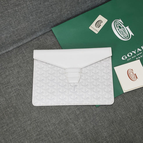 Goyard Camondo 2 Pouch In Goyardine Envelope Canvas Clutch✨