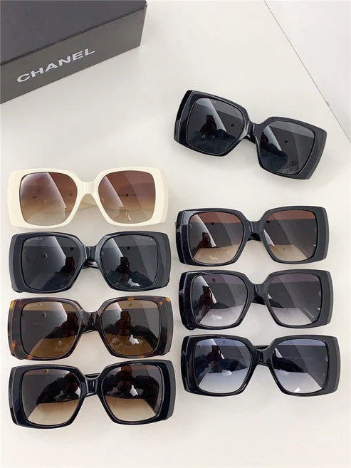 CHANEL 9127 Square Acetate Women's Sunglasses 🖤