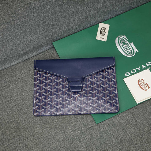 Goyard Camondo 2 Pouch In Goyardine Envelope Canvas Clutch✨