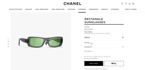 CHANEL RECTANGLE Sunglasses 9166 🖤