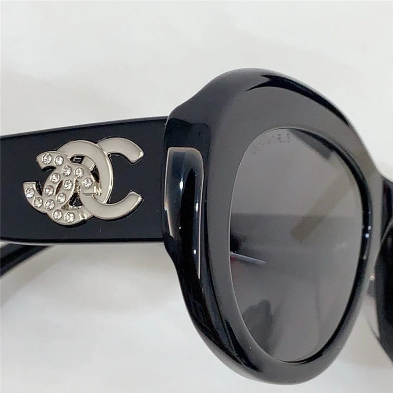 2024 CHANEL 5469 Oval Women's Acetate Sunglasses