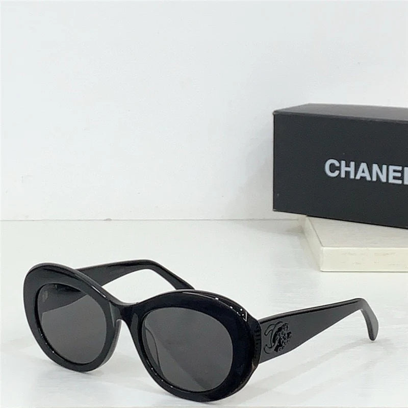 2024 CHANEL 5469 Oval Women's Acetate Sunglasses