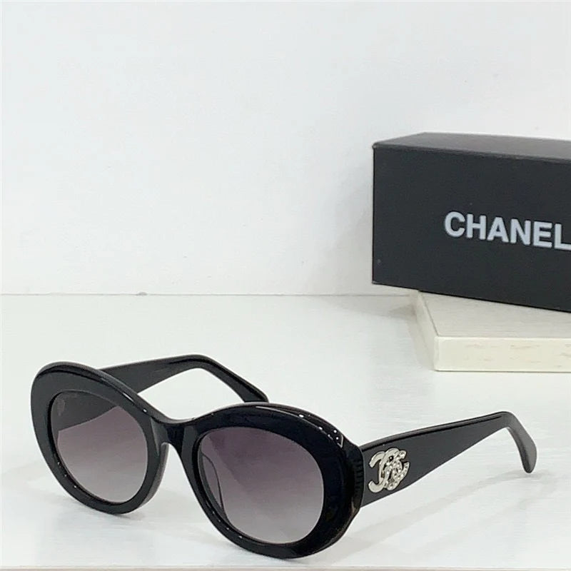 2024 CHANEL 5469 Oval Women's Acetate Sunglasses