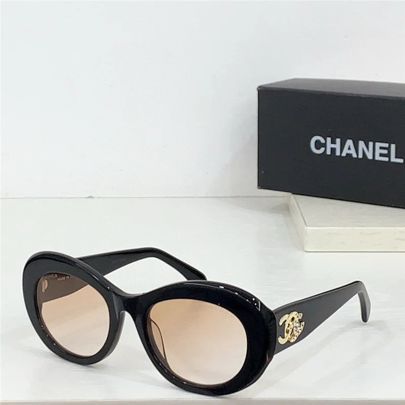 2024 CHANEL 5469 Oval Women's Acetate Sunglasses