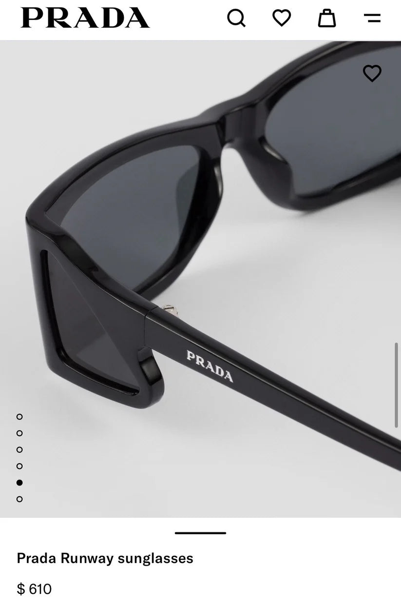 PRADA Runway PR B03S Unisex Sunglasses