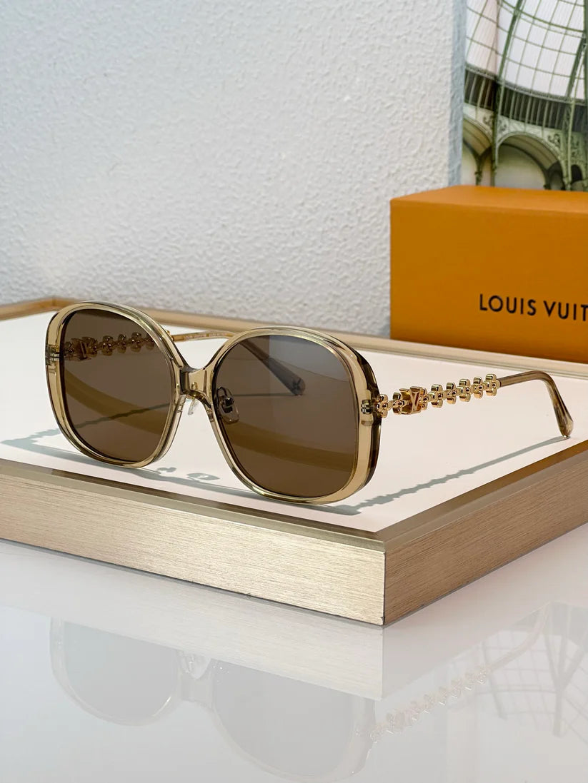 Louis Vuitton Z2456U LV Bloom Round Square Sunglasses