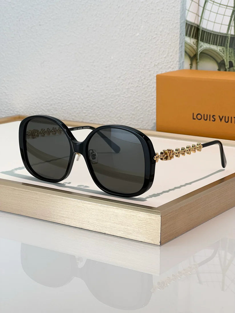 Louis Vuitton Z2456U LV Bloom Round Square Sunglasses