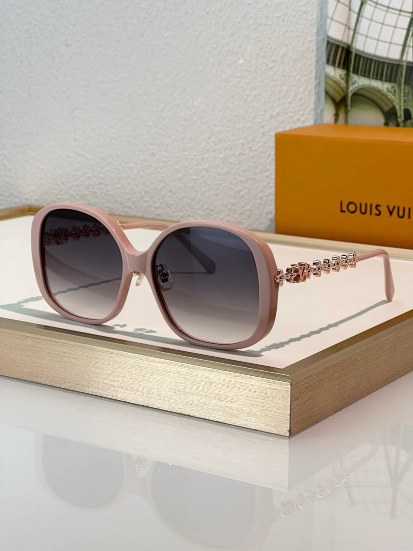 Louis Vuitton Z2456U LV Bloom Round Square Sunglasses