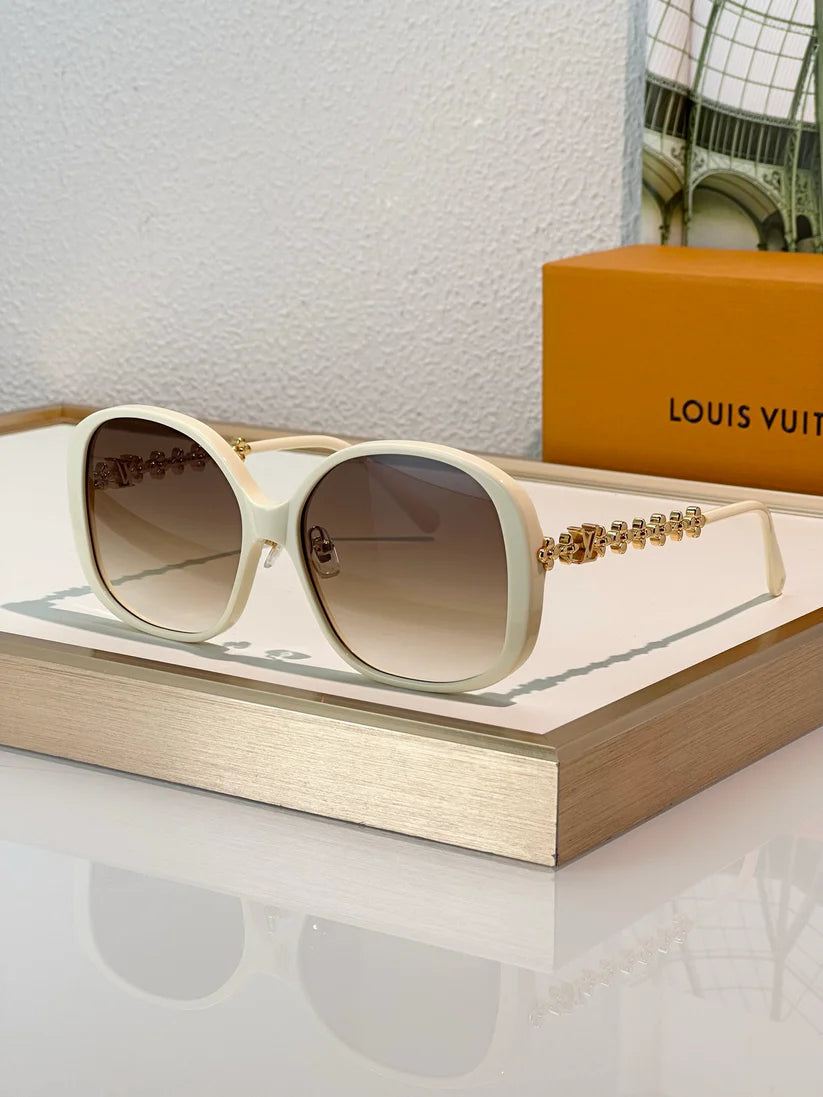 Louis Vuitton Z2456U LV Bloom Round Square Sunglasses