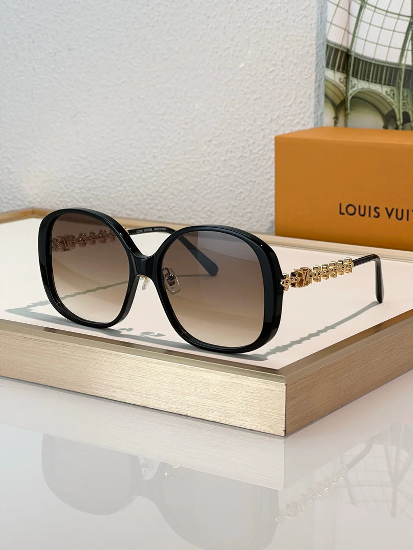 Louis Vuitton Z2456U LV Bloom Round Square Sunglasses