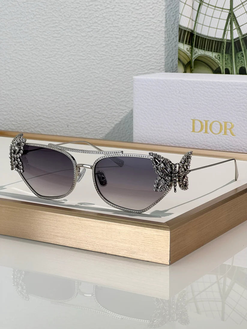 DIOR DiorFantastica B1U Butterfly Sunglasses with Swarovski® Crystals