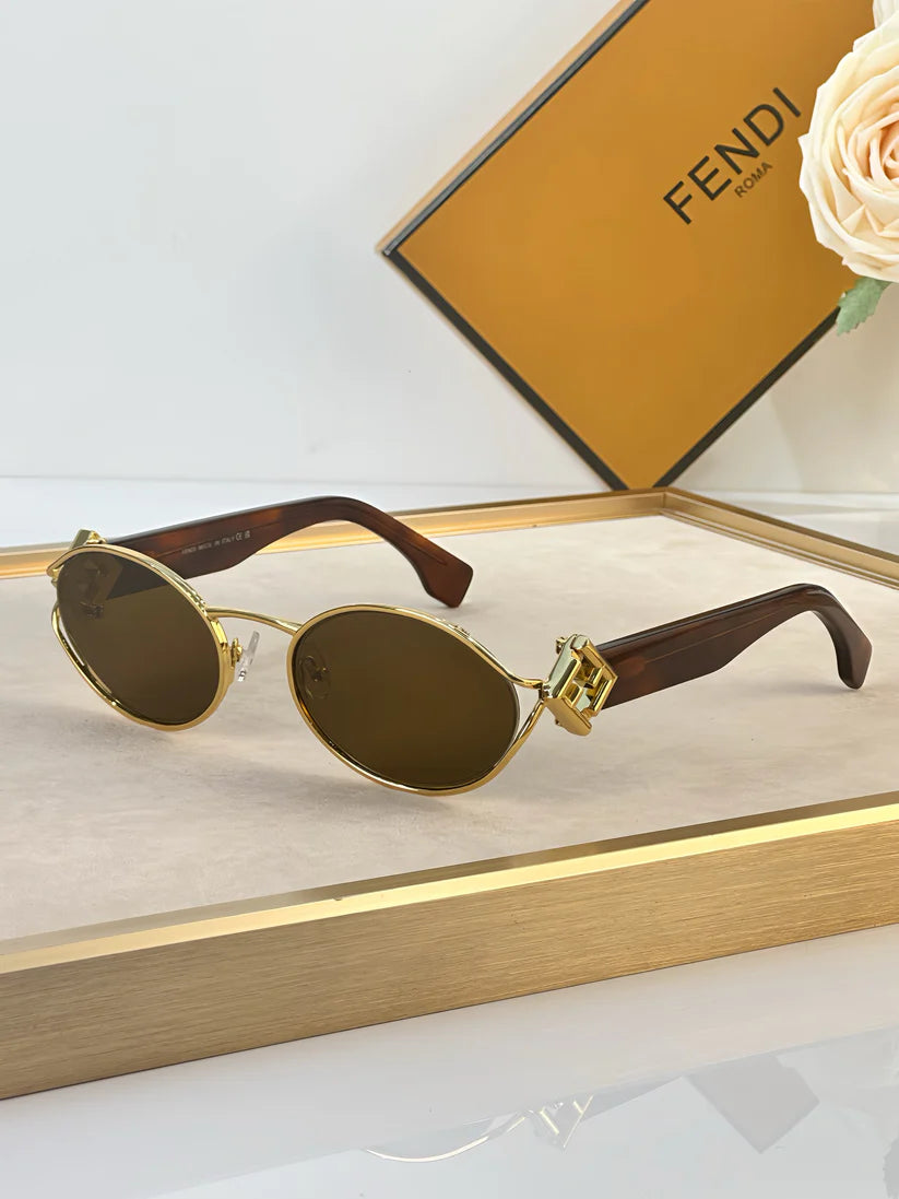 FENDI FF Logo 40218 Women's Sunglasses