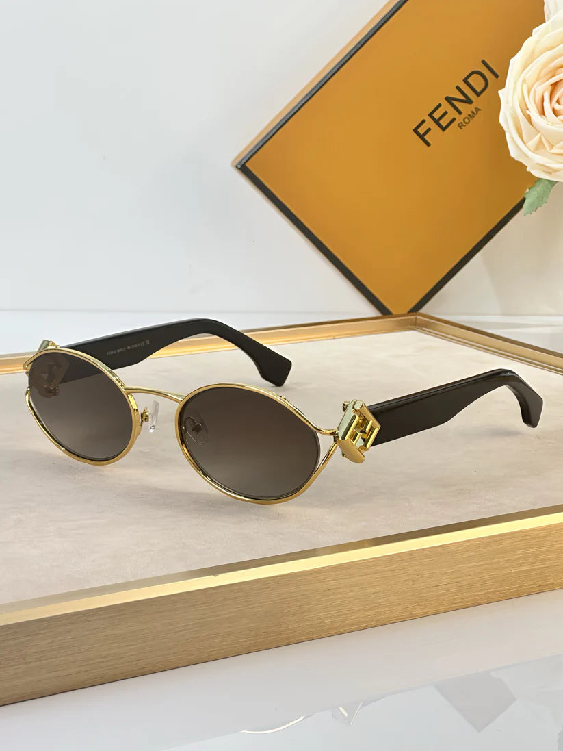 FENDI FF Logo 40218 Women's Sunglasses