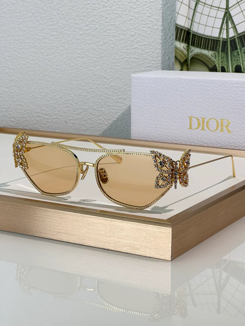 DIOR DiorFantastica B1U Butterfly Sunglasses with Swarovski® Crystals