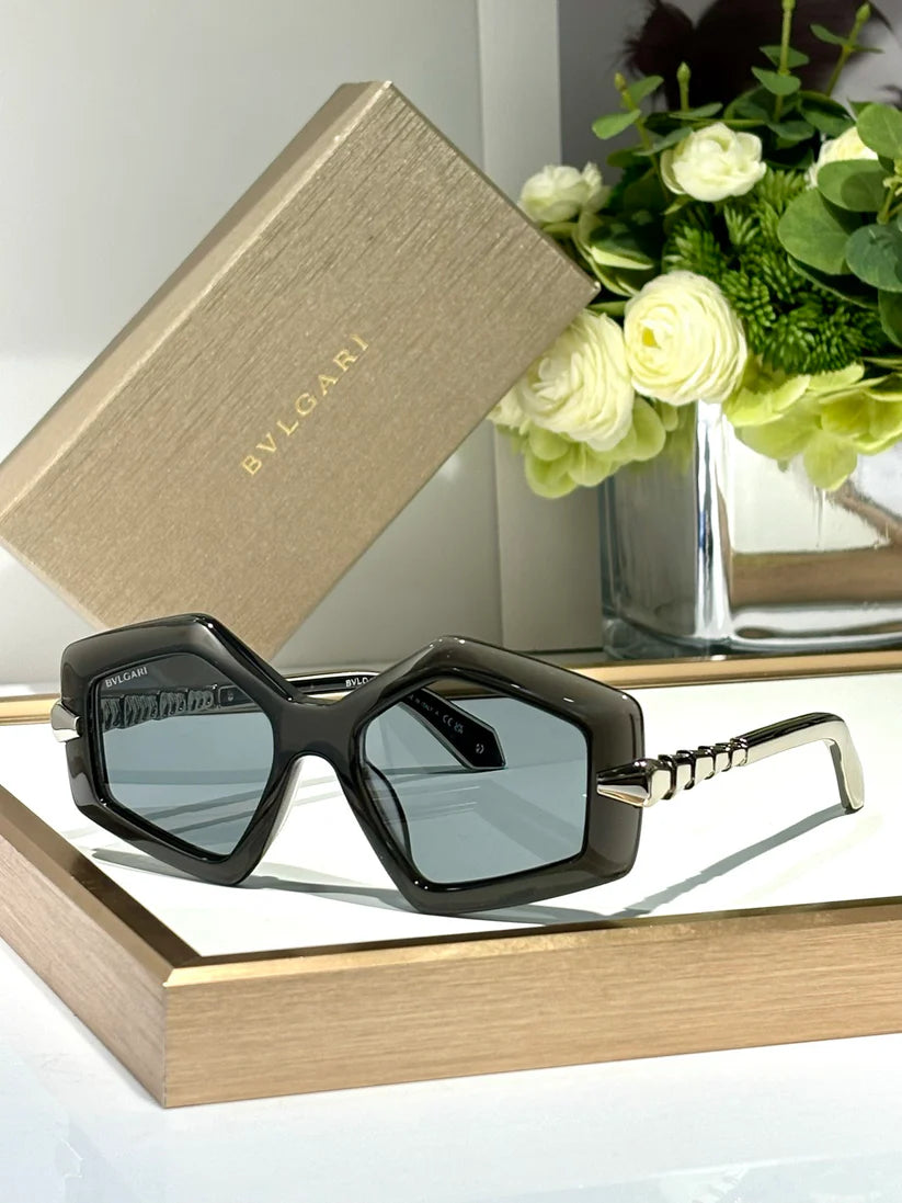 Bvlgari BV40003 Serpenti Geometric Sunglasses