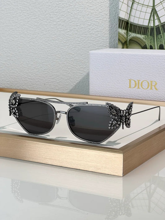 DIOR DiorFantastica B1U Butterfly Sunglasses with Swarovski® Crystals