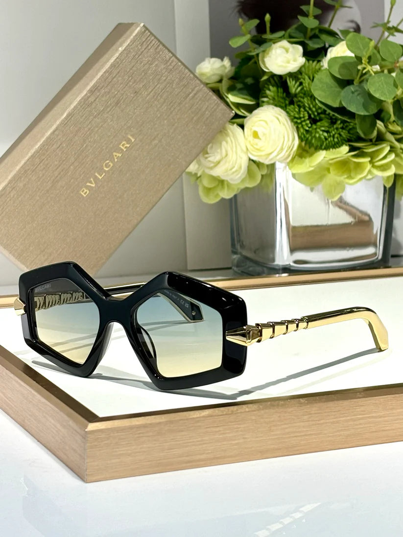 Bvlgari BV40003 Serpenti Geometric Sunglasses