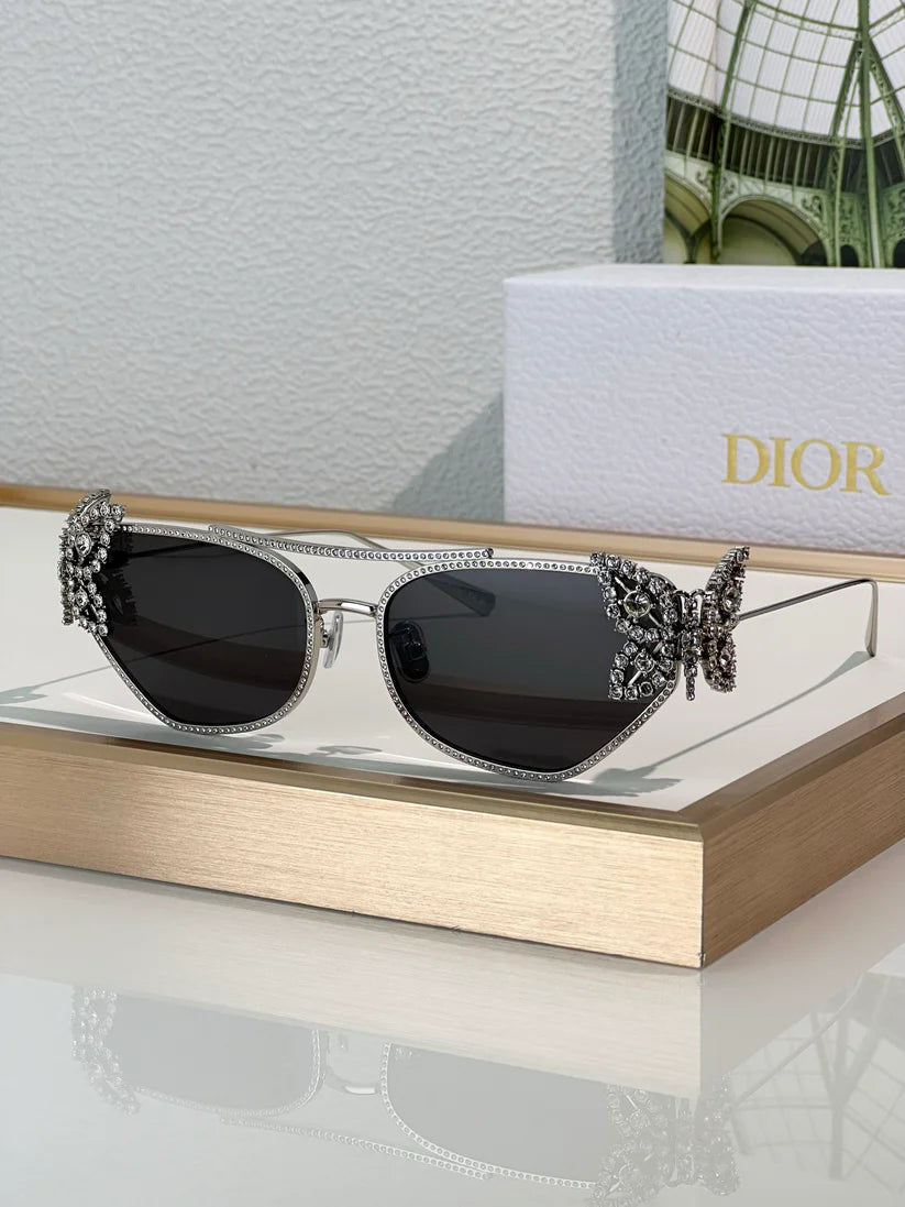 DIOR DiorFantastica B1U Butterfly Sunglasses with Swarovski® Crystals