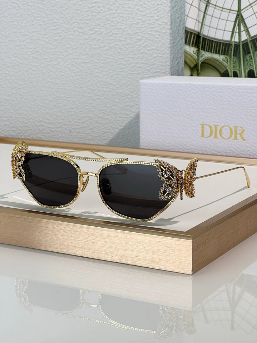 DIOR DiorFantastica B1U Butterfly Sunglasses with Swarovski® Crystals