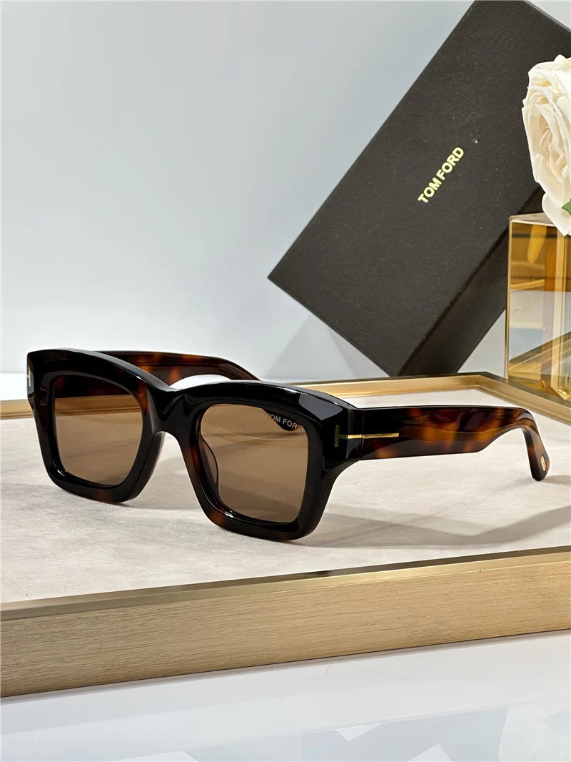 TOM FORD ILIAS FT1154 Acetate Square Sunglasses