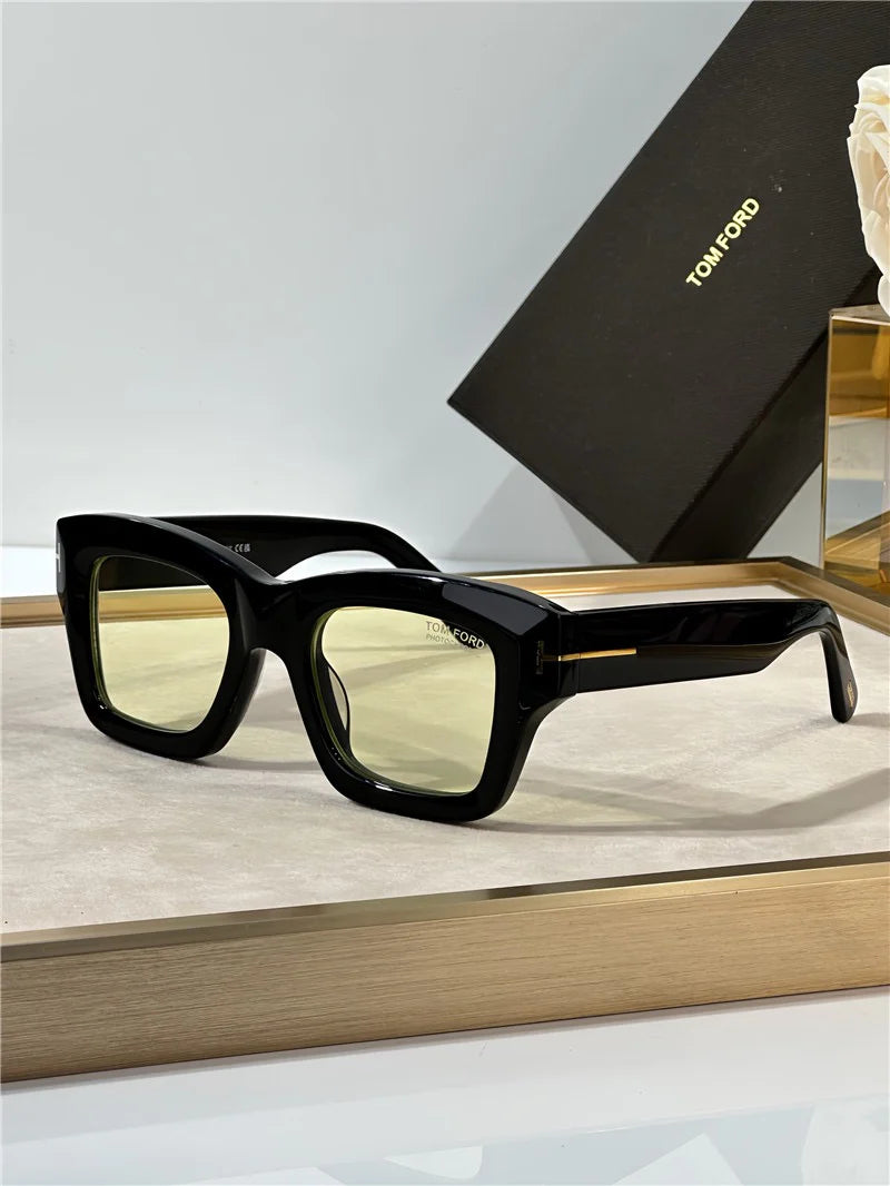 TOM FORD ILIAS FT1154 Acetate Square Sunglasses