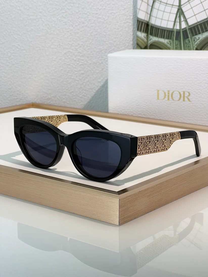 DIOR DioRésille B1I Black Butterfly Sunglasses