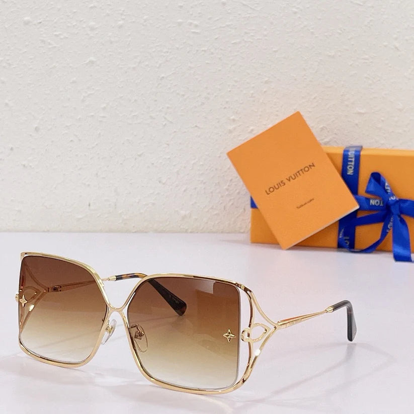 Louis Vuitton Z1629U Metal LV Petal Square Sunglasses