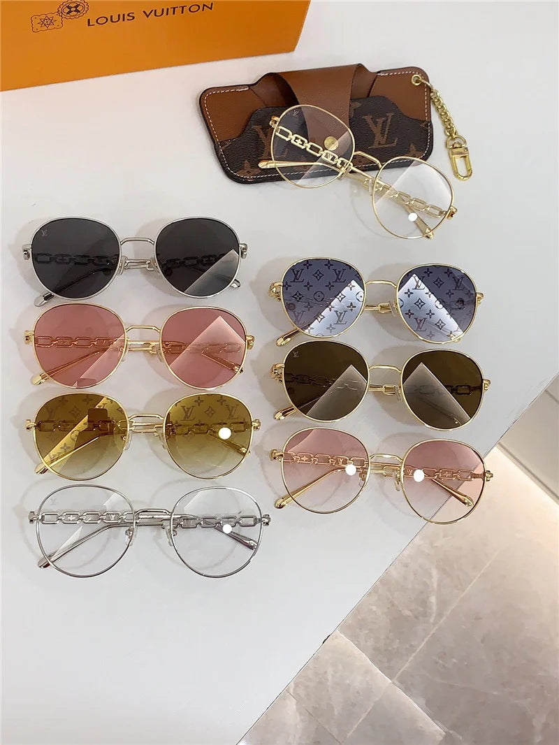 Louis Vuitton Z2473U My LV Chain Small Round Sunglasses