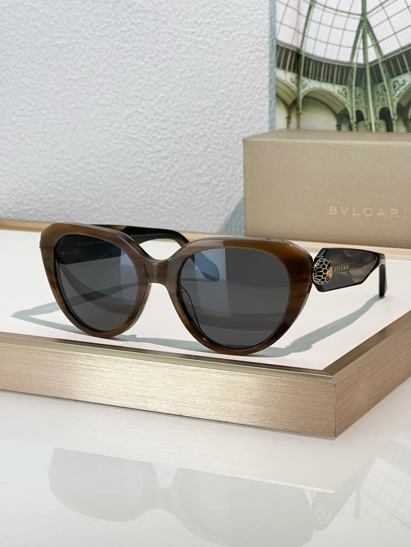 BVLGARI Bvlgari Serpenti BV50003I 001 Serpenti 51MM Cat-Eye Women's Sunglasses