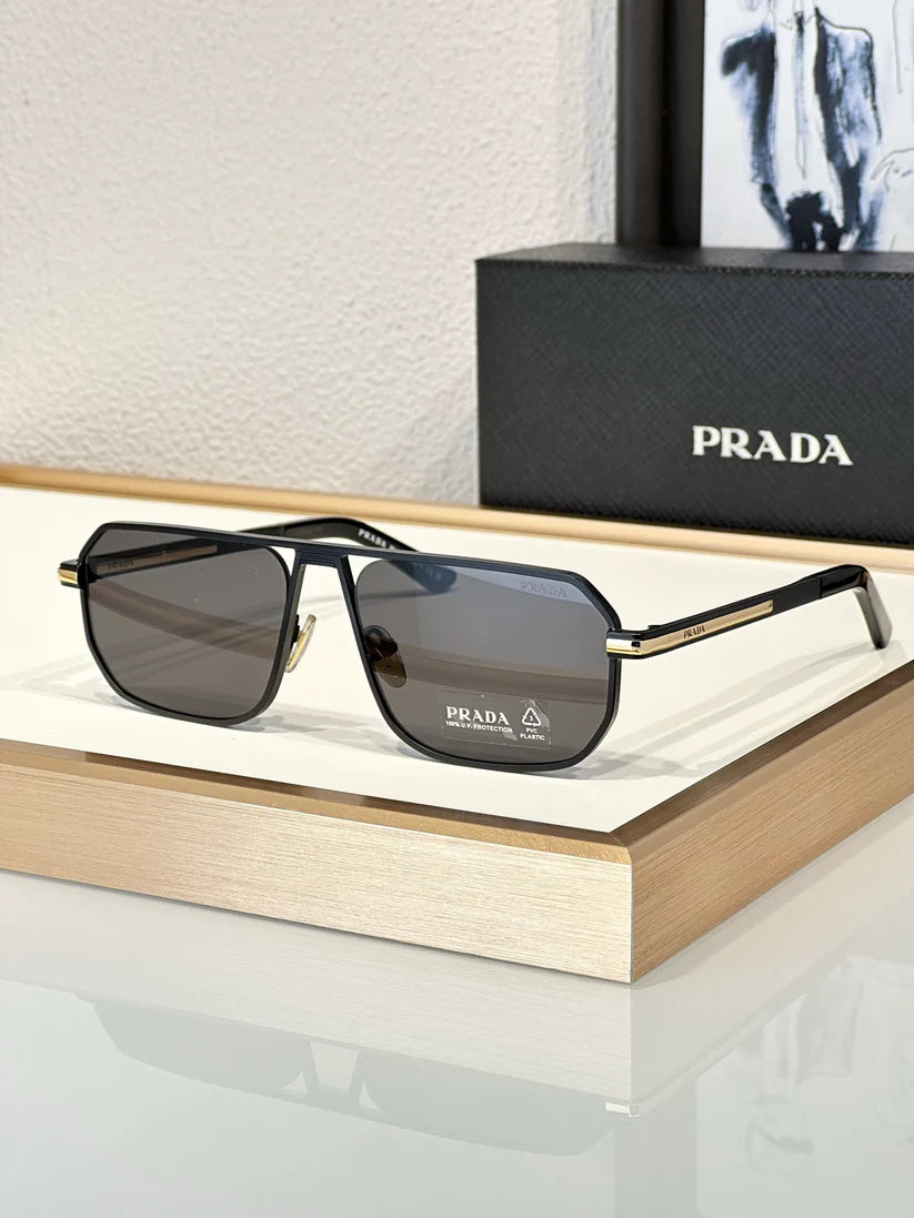 PRADA PR A53S Men's Pillow Sunglasses