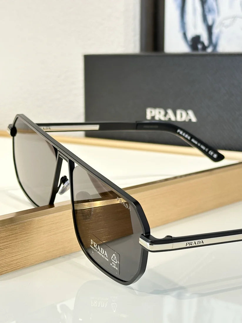 PRADA PR A53S Men's Pillow Sunglasses