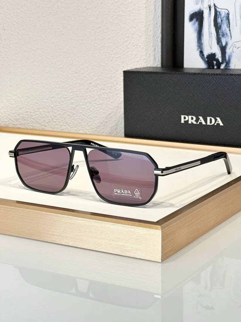 PRADA PR A53S Men's Pillow Sunglasses