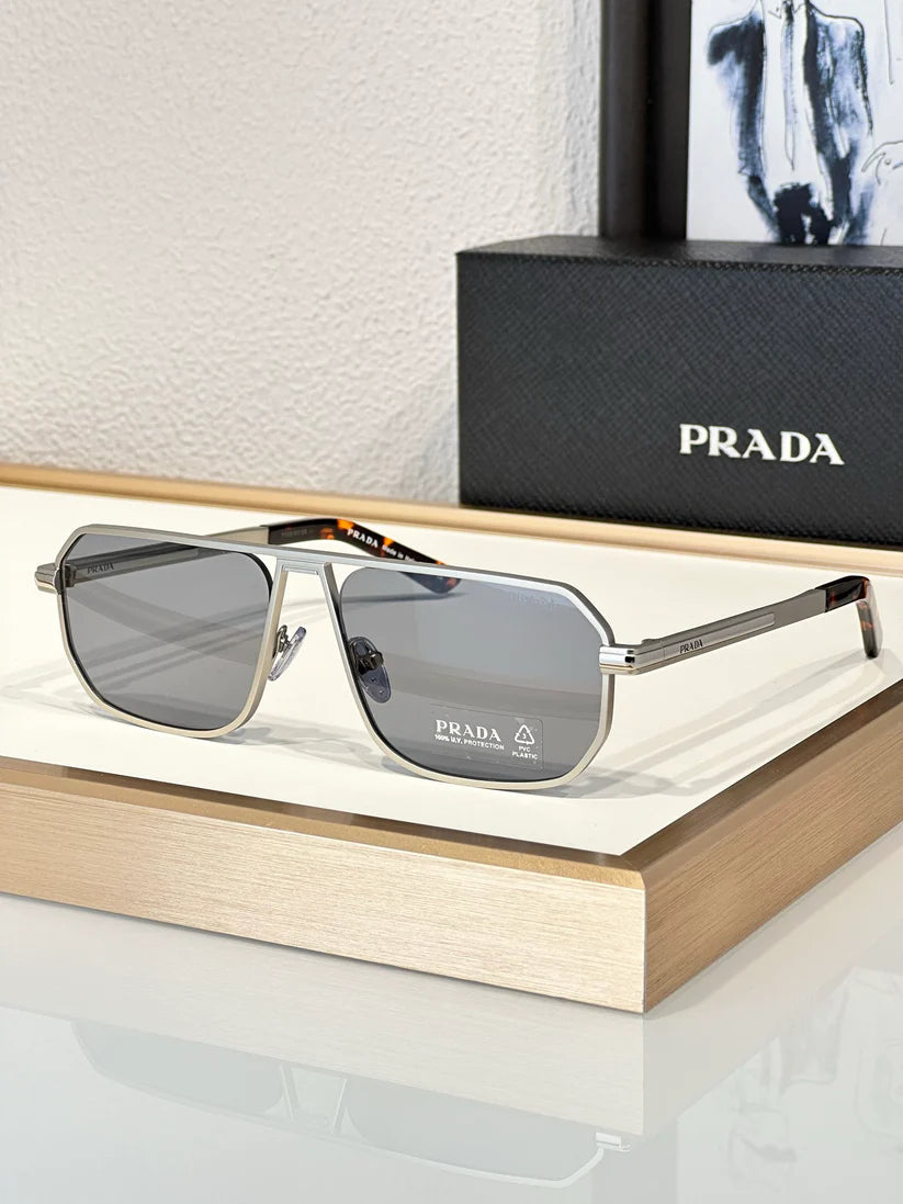 PRADA PR A53S Men's Pillow Sunglasses