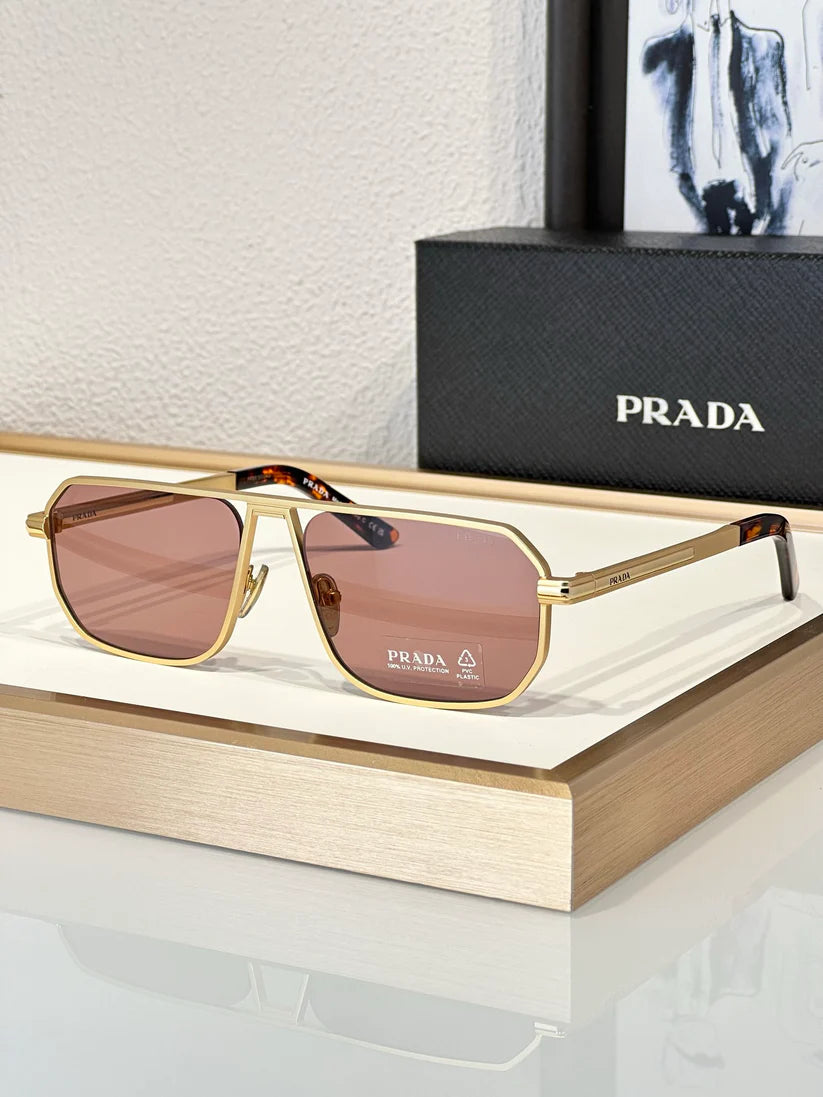 PRADA PR A53S Men's Pillow Sunglasses