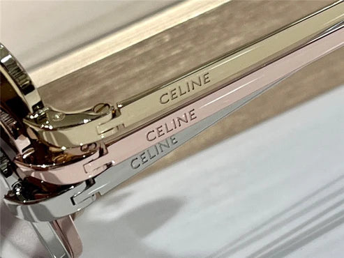 CELINE 2024 ovals Triomphe metal 40284 Sunglasses ✨