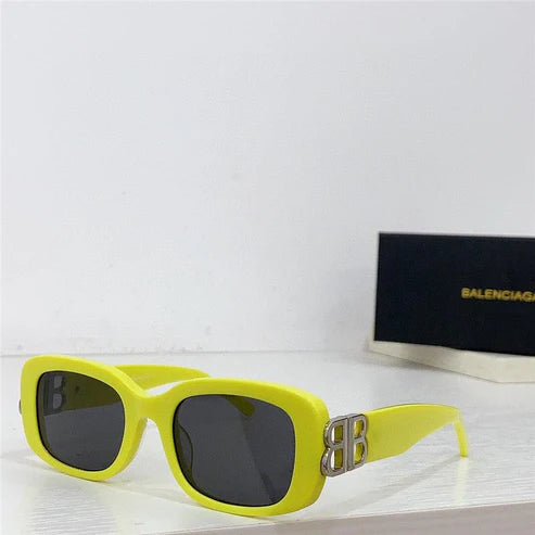 New Season BALENCIAGA Eyewear BB0310SK rectangle-frame sunglasses ✨