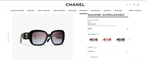 CHANEL 5512 Square Sunglasses Acetate & Tweed Black & Gold frame 6 Colors ✨