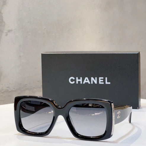 CHANEL RECTANGLE 5435 C622/S6 Women's Acetate Sunglasses 5 COLORS ✨