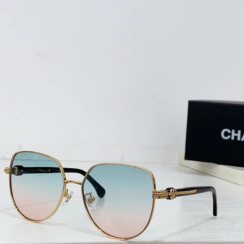 Chanel 2213 Women's Oversize Metal Frame Sunglasses ✨