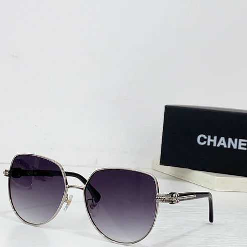 Chanel 2213 Women's Oversize Metal Frame Sunglasses ✨